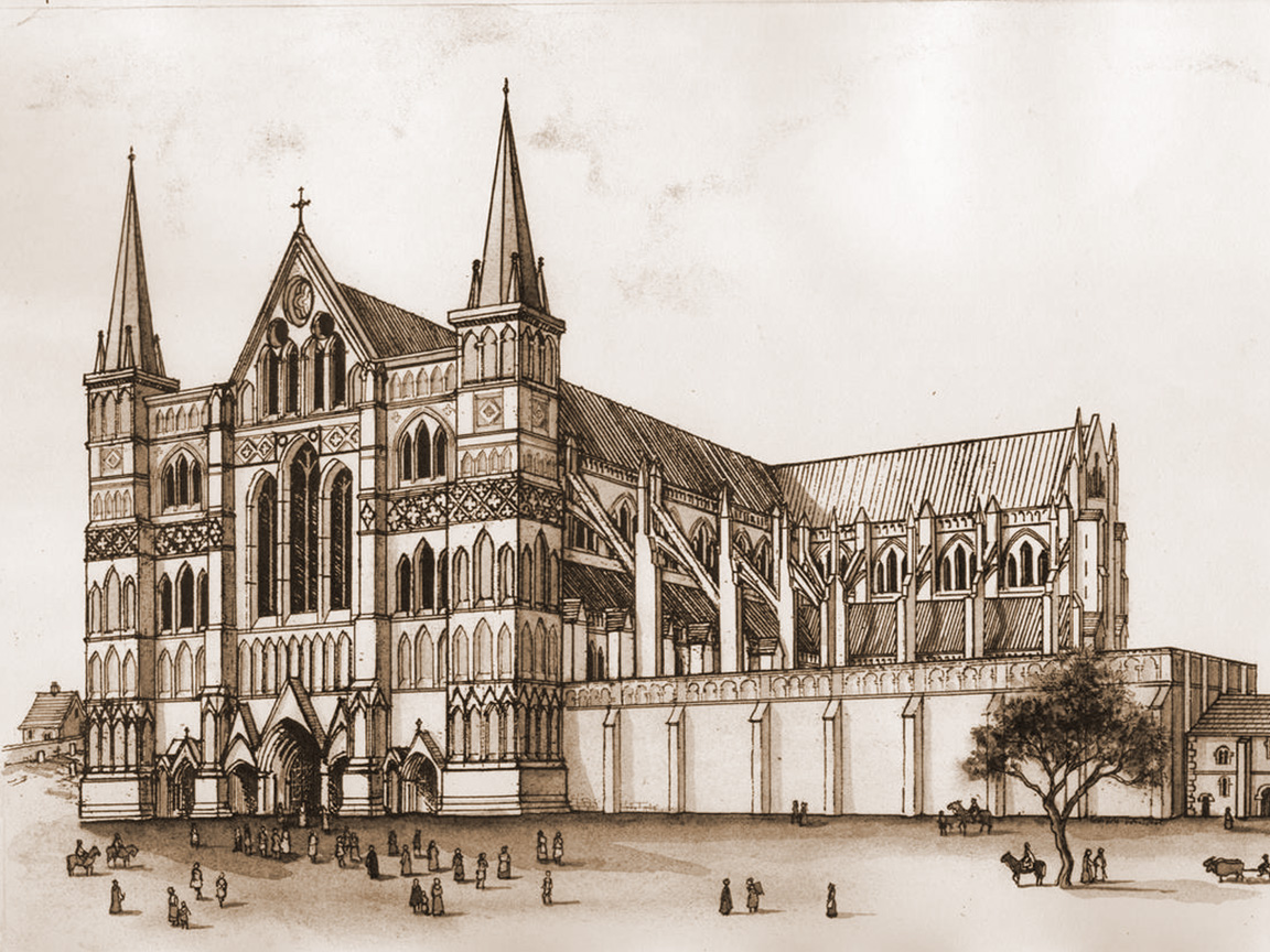 pillars of the earth kingsbridge cathedral